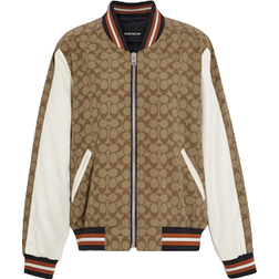 Coach Signature Souvenir Jacket - Khaki Multi