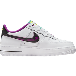 Nike Air Force 1 LV8 GS - White/Vivid Purple/Light Menta/Black