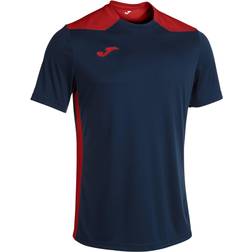 Joma Short Sleeve Man Championship VI - Navy Blue Red