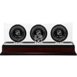 Fanatics Los Angeles Kings Mahogany Three Hockey Puck Logo Display Case