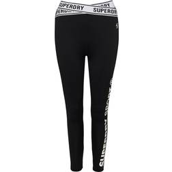 Superdry Training Cross 7/8 Leggings - Black