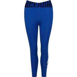 Superdry Training Cross 7/8 Leggings - Blue