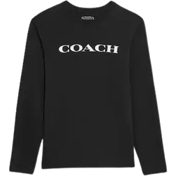 Coach Essential Long Sleeve T-shirt - Black