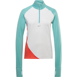 Reebok Running Quarter-Zip Sweatshirt - White