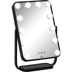 Homcom Hollywood Vanity Mirror with Dimmable LED Bulb