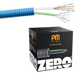 PM Flex Zero Box 16/2xUTP Cat6 Blå 100m