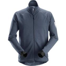 Snickers Workwear Wolle-Arbeitsjacke Als Zwischenschicht Mit Durchgehendem Reißverschluss - Dunkelblau