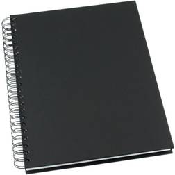 Grieg Notesbog Design spiral A4 ulinjeret sort 7045142671704