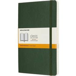 Moleskine Classic Notebook Soft Cover Large Ruled Myrtle Green, none