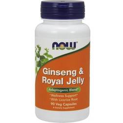 Now Foods Ginseng & Royal Jelly Capsules 90 Stk.