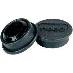 Nobo Magnet 24mm sort pakke a 10, 1915291