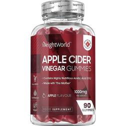 WeightWorld Apple Cider Vinegar Gummies 1000mg 90 st