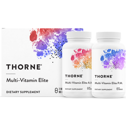 Thorne Research Multi-Vitamin Elite, A.M. & P.M. 2 Bottles, 90 Capsules Each