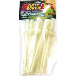 Party Pecker Sipping Straws Glow 10 Pack