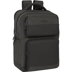 Safta Mochila 2 Bolsillos Portatil 15,6'' usb Business Grey 31x44x13cm