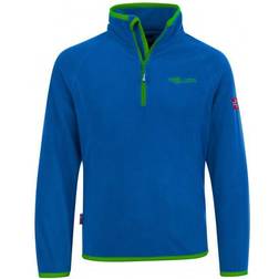 Trollkids Kid's Nordland Half Zip Fleece - Blau