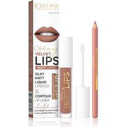 Eveline Cosmetics Oh My Lips Liquid Matt Lip Kit 14 Choco Truffle 4,5 ml 1 stk