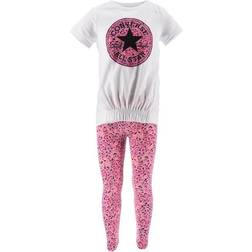 Converse Ruffle T-Shirt Junior Girls