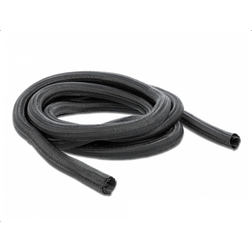DeLock Kabelsokker Selvlukkende 9 mm 2 meter Sort