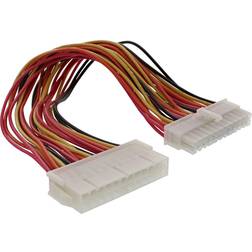 InLine ATX strømkabel 24 Pin han til 24 Pin hun 20 cm