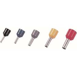 Intercable 100 styk Intercable twin-wire endemuffe 2x1,5qmm sort ICIAE1512Z 558853 (180760)