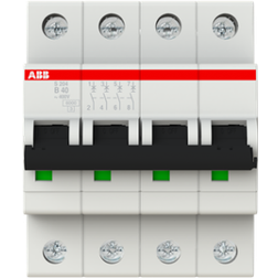 ABB Automatsikring B 40A 4P, 6kA, S204-B40