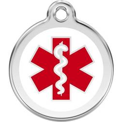 Red Dingo Medical Alert Personalized Dog & Cat ID Tag, Medium