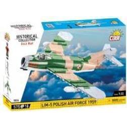 Cobi Cobi COBI 5824 Historical Collection Cold War Cold War Fighter Plane LIM-5 Polish Air Force 1959 575 blocks