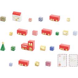 PartyDeco Calendrier de l'Avent DIY Train