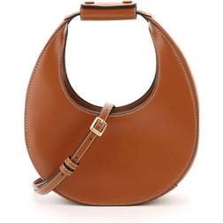 Staud Sac À Main Mini Moon Cuir Tan