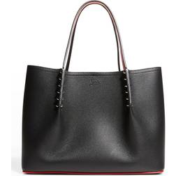 Christian Louboutin Cabarock Small Mock-Croc Spiked Shopper Tote Bag