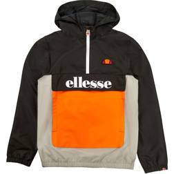 Ellesse Junior Nata Shell Jacket - Black/Gray/Orange