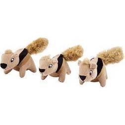 Outward Hound Squeakin Squirrels Plush