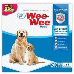 Four Paws Wee-Wee Pads for Dogs 22x23" 200-pack