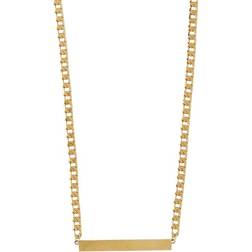 Orelia Flat Curb Bar Necklace, Halskæder