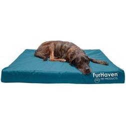 FurHaven Pet Dog Bed Deluxe Memory Foam Oxford