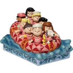 Peanuts Gang Rafting Collectible Jim Shore Statue Blue/Pink/Red One-Size