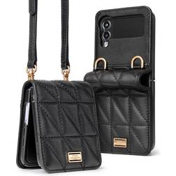 Ringke Folio Signature Quilted Samsung Galaxy Z Flip 3 Svart