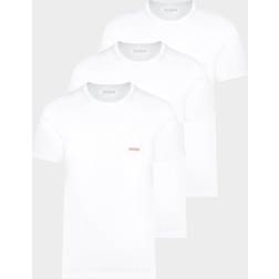 HUGO BOSS T-Shirt Mit Label-Print Im 3er-Pack - Weiss