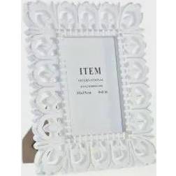 Dkd Home Decor "Fotoram Glas MDF Vit Shabby Chic (19 x 1,5 x 24 cm) Ram