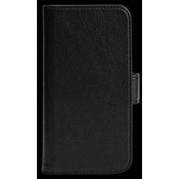 Essentials Samsung S21 Pu Wallet, Detachable, 3 Cards, Black Mobilcover