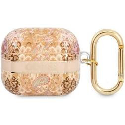 Guess GUA3HHFLD AirPods 3 cover złoty/gold Paisley Strap Collection