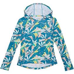 Columbia Girls' PFG Super Tidal Hoodie- GreenPrints