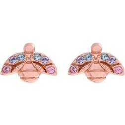 Olivia Burton Ladies Sterling Rainbow Rainbow Bee Studs