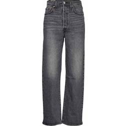 Levi's Ribcage Straight Ankle Farkut - Musta Denim