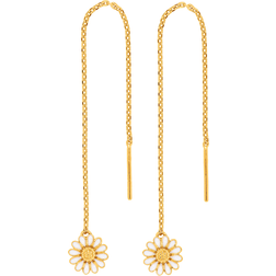 Nordahl Andersen Marguerit Earrings - Gold/White