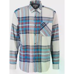 Frankie Morello Chic Blue Checkered Casual Shirt