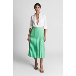 Reiss Izzie Pleated Midi Skirt UK/6