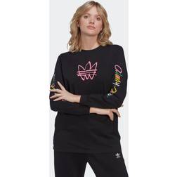 adidas Wmns Graphic Longsleeve - Black