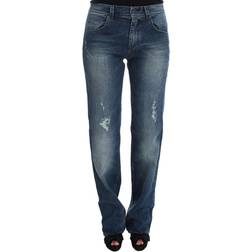 Ermanno Scervino Wash Cotton Blend Slim Fit Jeans